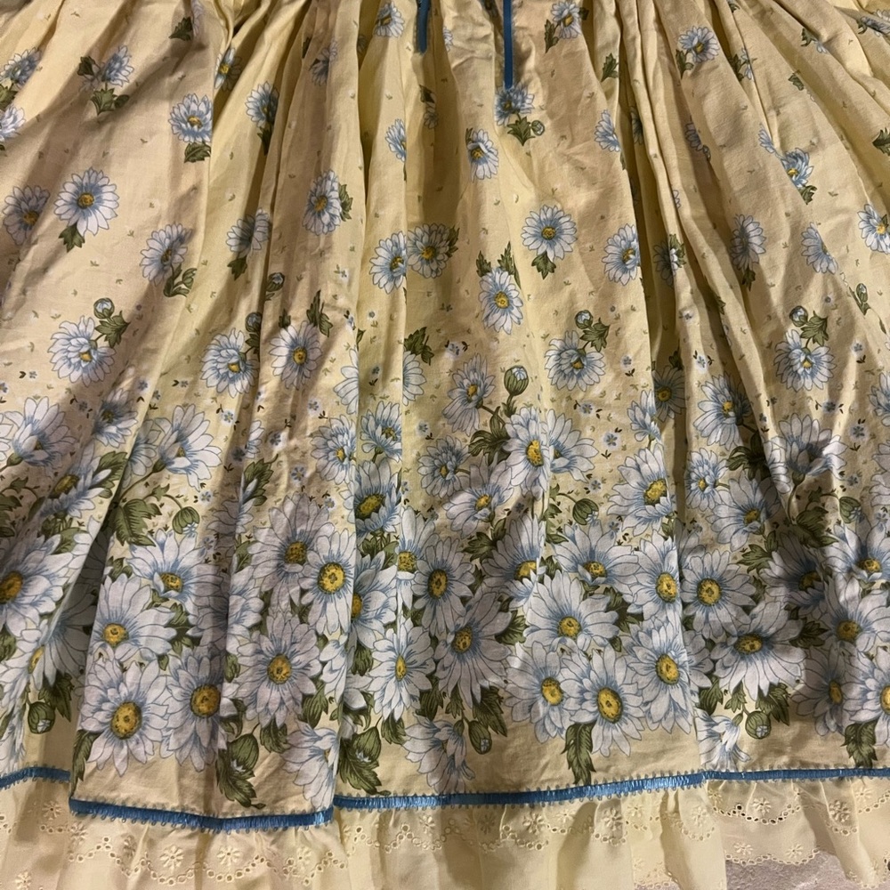 💃 Handmade Full Swing vintage ruffle floral dress - Picture 4 of 6
